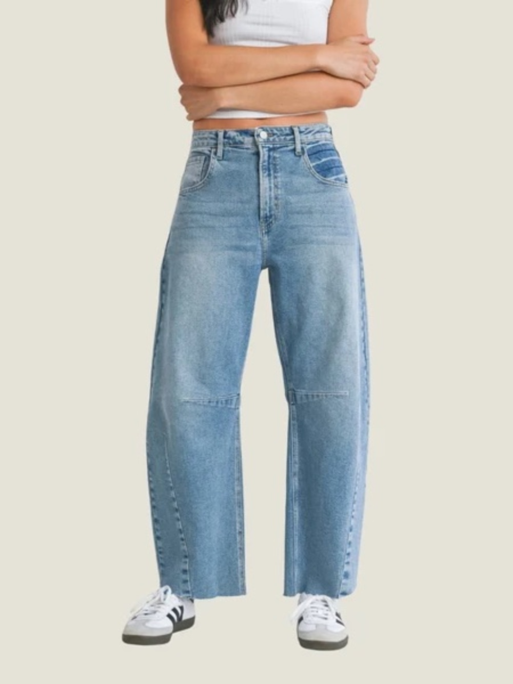 Zara barrel jeans